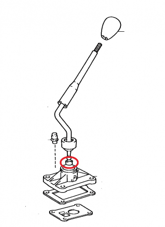 TT BUSH SHIFT LEVER 33548-35010