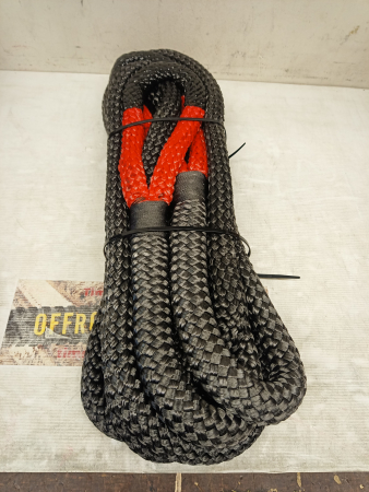VENYVÄ VETOKÖYSI 25 MM X 9 M 9 TONNIA  MUSTA NYLON 66 HR0186