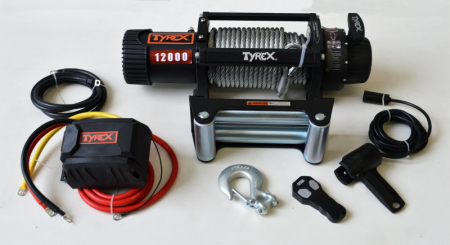 TYREX BLACK 12000 LB 24V VINSSI TYW12000P24V