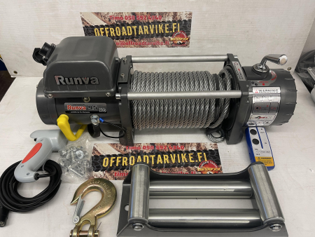 Runva EWX9500-Q 12V sähkövinssi vaijerilla EWX9500-Q