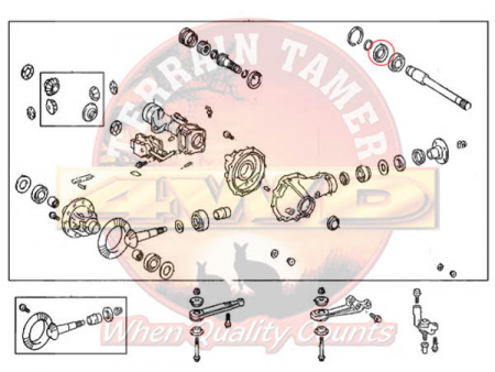 TT ETUVETARIN STEFA HILUX, PRADO OIKEA PUOLI 90311-47010